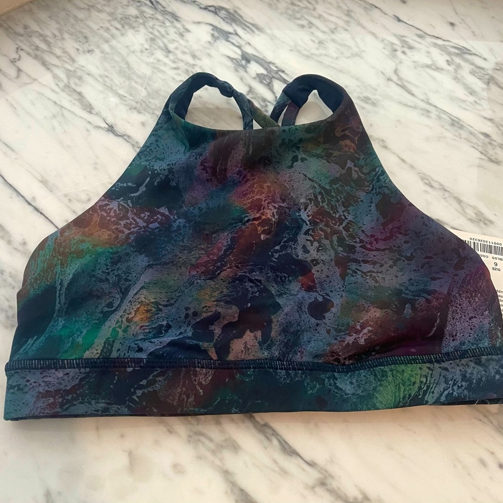 NWT Lululemon Cosmic Shift Energy Bra High Neck